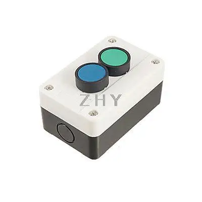 

NO Contact Green Blue Push Button Momentray Action Switch Station