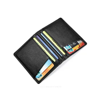 

2020 Super Slim Soft Thin Small Wallet Sheepskin Genuine Leather Mini Credit Card Wallet Purse Card Holders Men Women Wallet