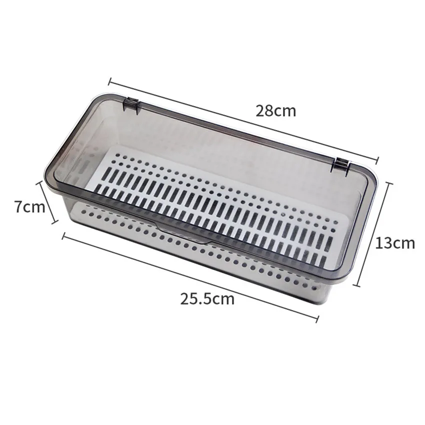 Lot De 4 Boîtes à Couverts Portables - Plastique PP Et Paille De Blé - 25x6,2x3cm - Pour Voyage, Pique-nique
