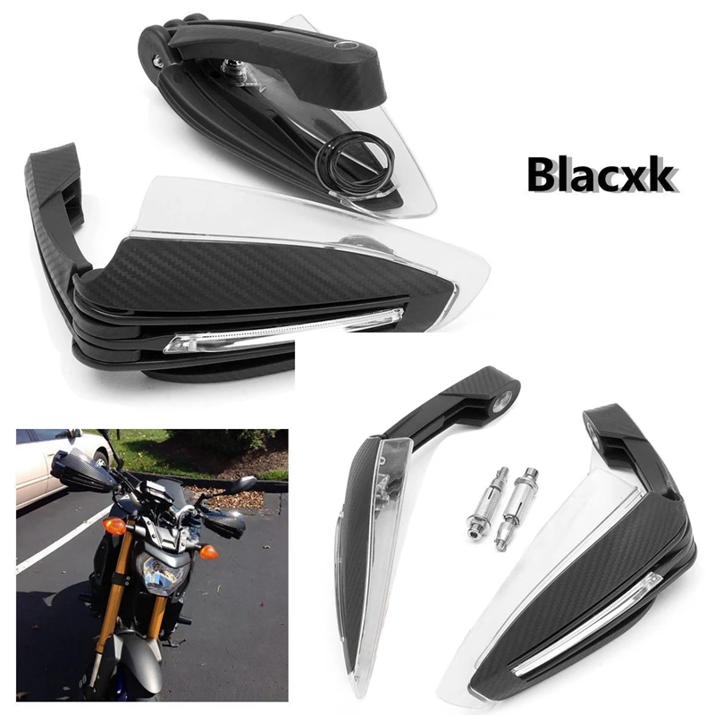 Мотоциклетный руль ручной протектор со светодиодной подсветкой Handguards Led ручная защита универсальные ручные охранники аксессуары для двигателя