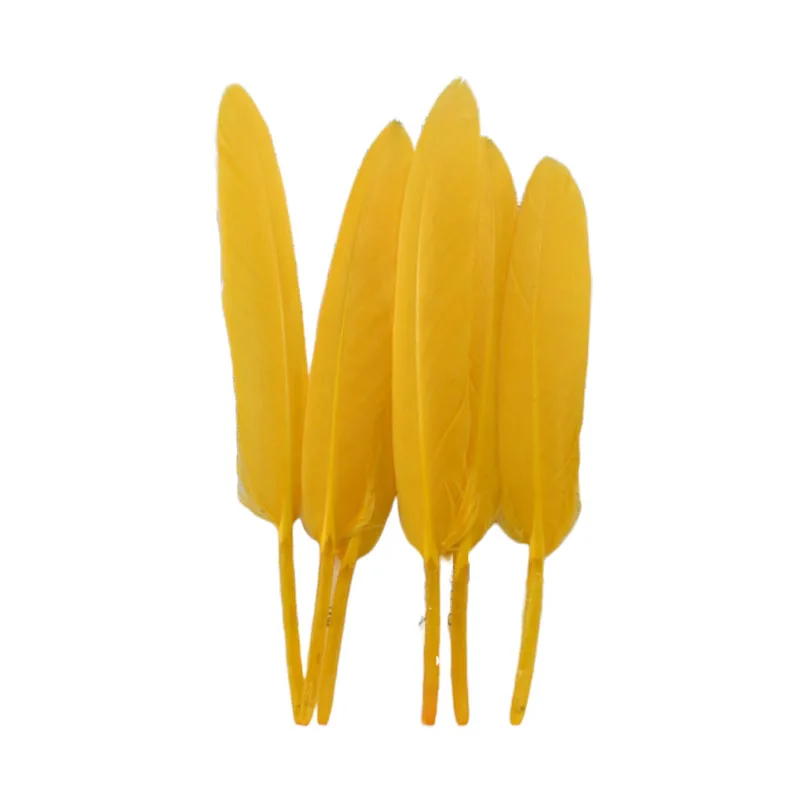 Orange 20-100 шт./лот, красные утиные перья, вечерние украшения, 10-15 см - Цвет: Orange