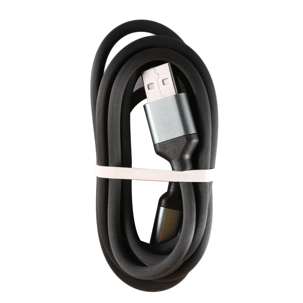 Прочный стильный яркий дизайн 1,2 м длинный кабель Micro USB type-c для зарядки и передачи данных надежная и быстрая скорость - Цвет: Черный