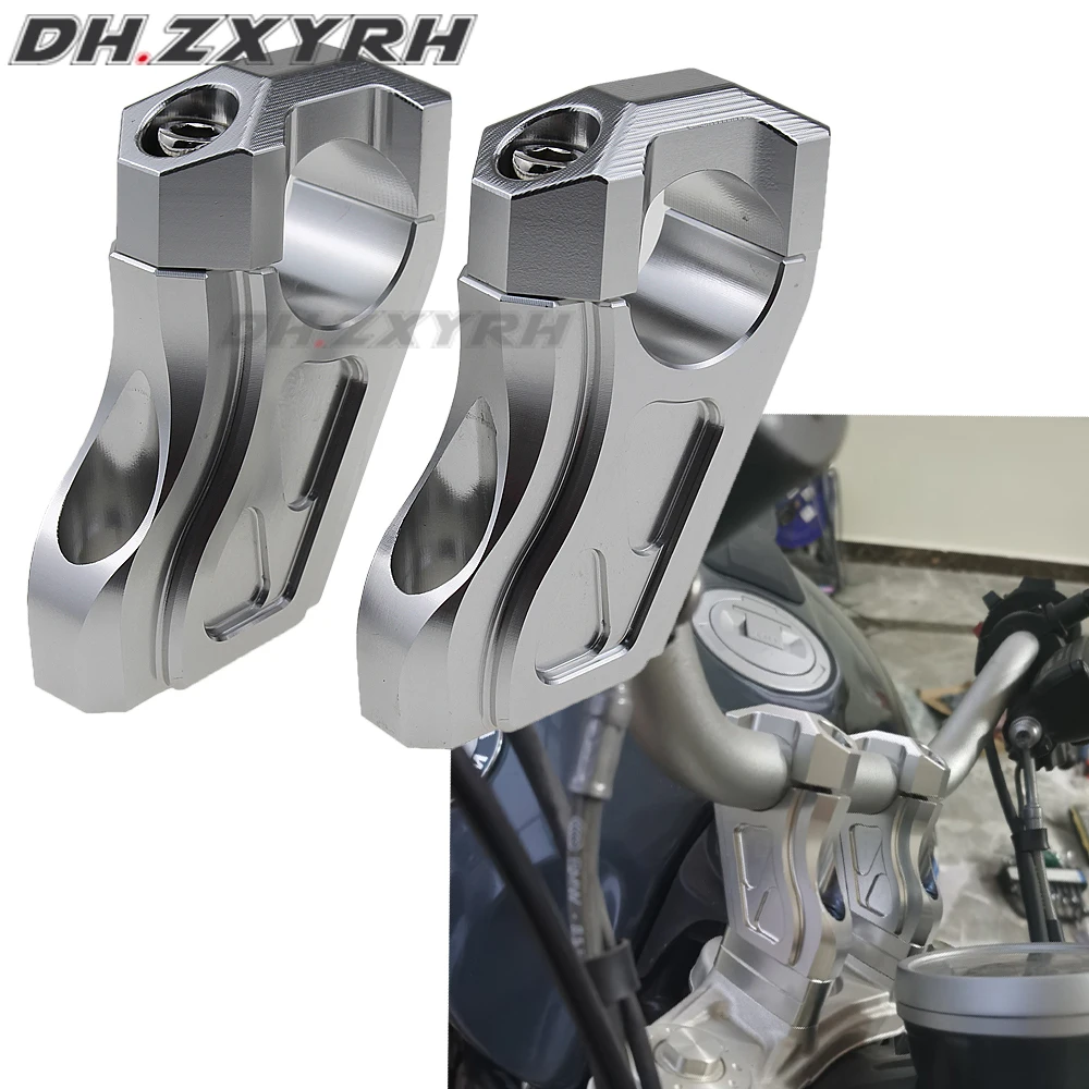 For BMW R NINE T R9T 2013 2015 16 17 18 28mm Handlebar Risers Bar Clamp