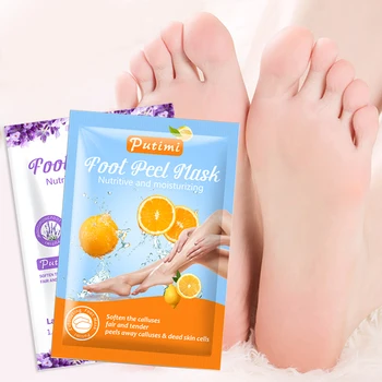 

2pair Lavender/Lemon Exfoliating Foot Mask for Leg Whitening Feet Mask Remove Dead Skin Moisture Peeling Foot Mask Foot Patch