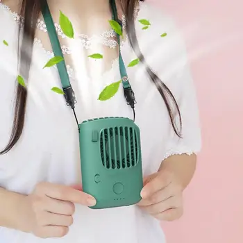 

Multifunction Hanging Neck Fan with Disinfection Function Portable Waist Fan for Outdoor Air Cooling Fragrance Fan USB Charging