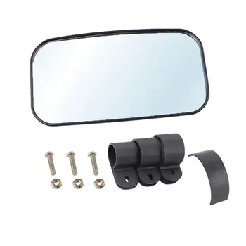 

Universal For Utv Rear View Mirror For 1.5Inch 1.75 Inch 2 Inch Roll Cage Car Rear View Mirror Security Auxiliary Lens