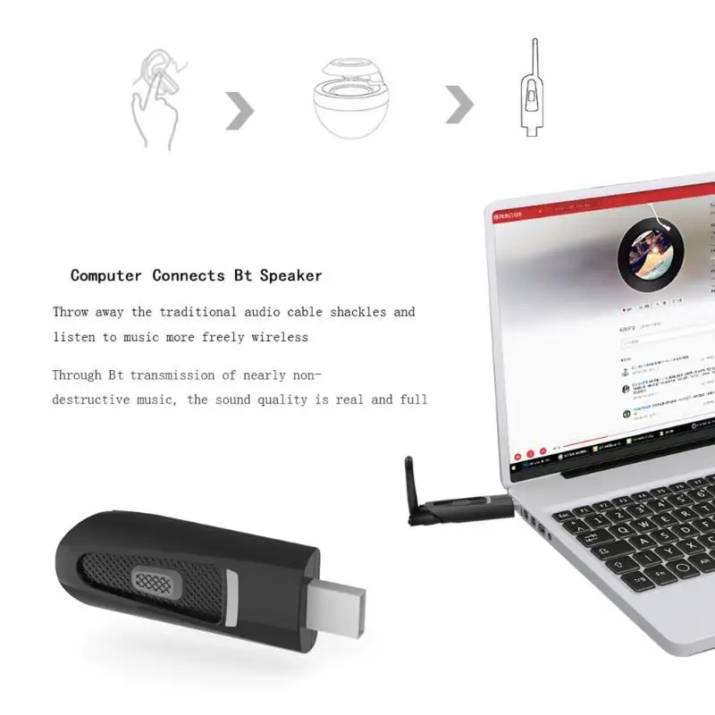 B25 Bluetooth передатчик Bluetooth адаптер Bluetooth приемник usb Bluetooth 5,0 аудио передатчик USB 3,5 мм AUX Беспроводная Музыка