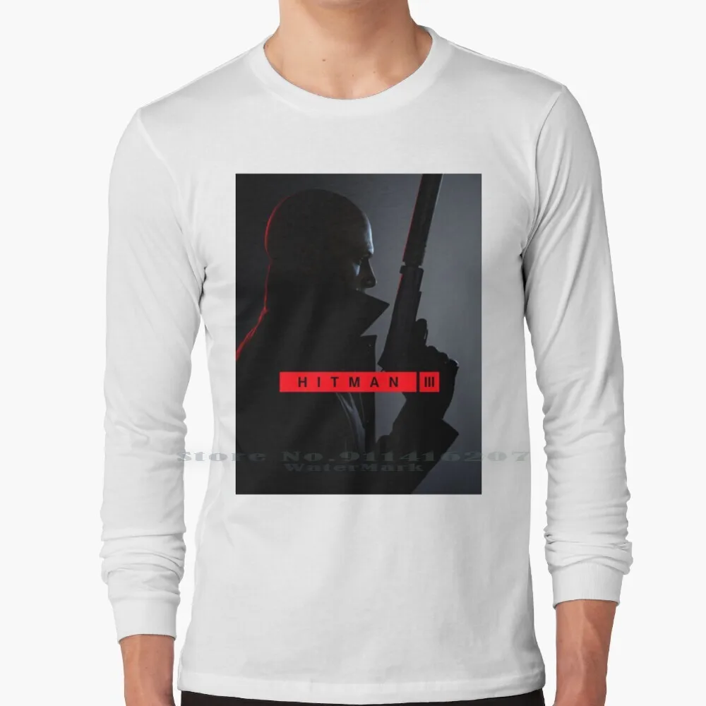 Hitman Iii T Shirt 100% Puro Cotone Hitman Hitman 3 Hitman Iii Agent Pro Era Io Assasin Silent Assasin Stealth Game Gaming Game