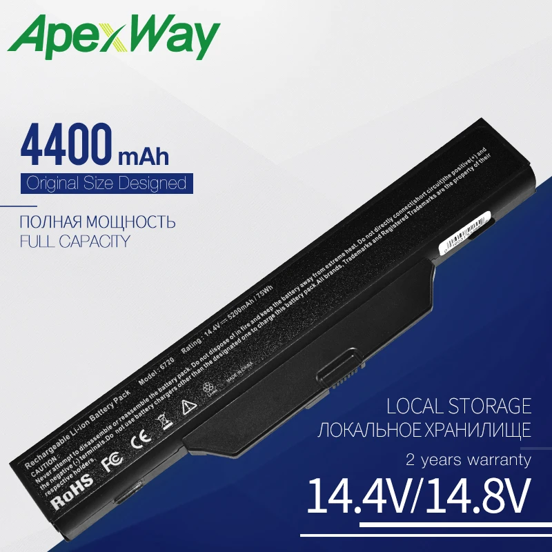 Аккумулятор для ноутбука HP Compaq 4400 HSTNN 451086 510 511 610 615 451085 451568 456864 456865 464119 484787 491278 500764