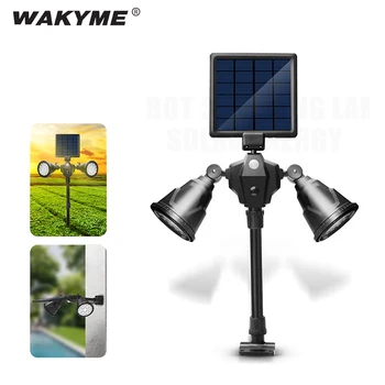 

WAKYME LED Solar Light Outdoors Lawn Light Motion Sensor Wall Light Garden Decoration Landscape Spotlight Waterproof Solar Lamp