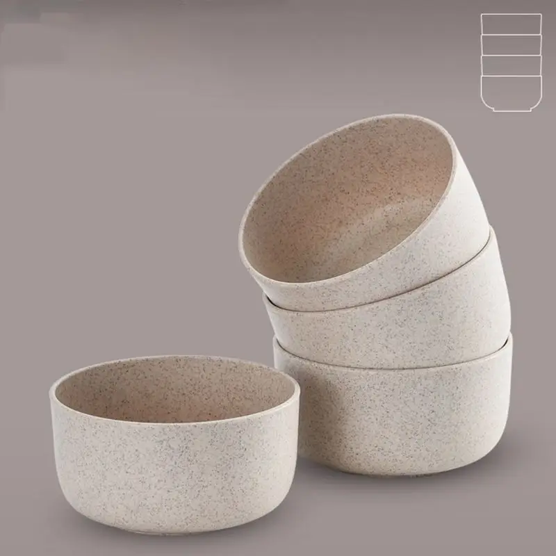 

Unbreakable Cereal Bowls, Wheat Straw Bowls- 3 oz.for One Bowl (4 Pieces)