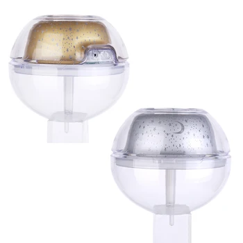 

Crystal night light projection humidifier mute USB creative new humidifier Ambient Light Silver