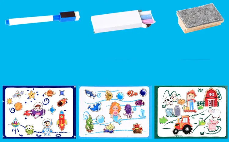 Многофункциональная деревянная доска, магнитная головоломка для животных, доска для рисования, мольберт, доска для искусства, игрушки для детей