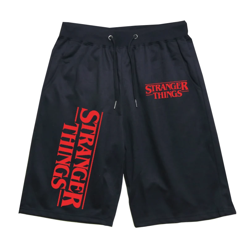 Студенческие повседневные брюки высокого качества летние модные спортивные дышащие штаны странные вещи Короткие штаны с принтом