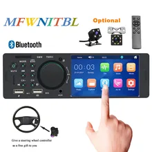 Touch Screen Autoradio 1 Din Bluetooth USB SD Aux FM mp5 Multimedia Player Car Radio Audio Stereo With Steering Wheel Control