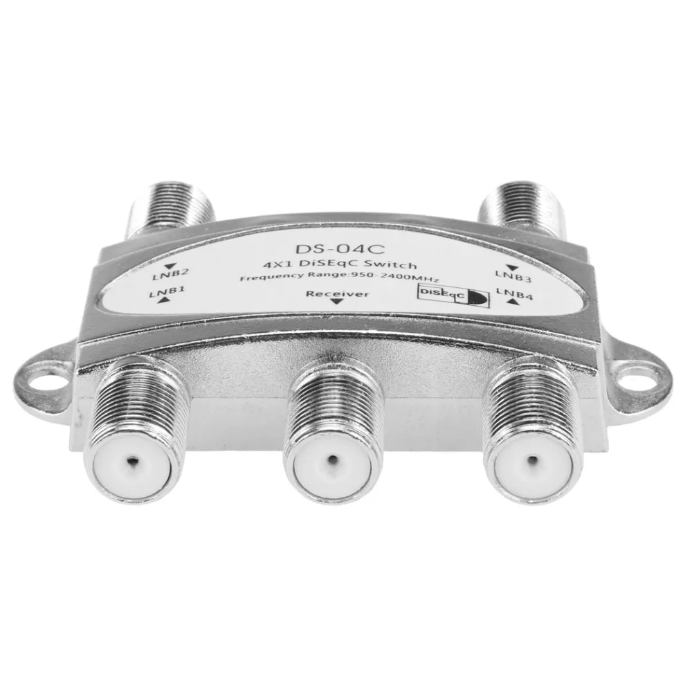 Wideband 4x1 DiSEqC 2 0 Модель 4x1W Премиум спутниковый переключатель FTA Dish LNB