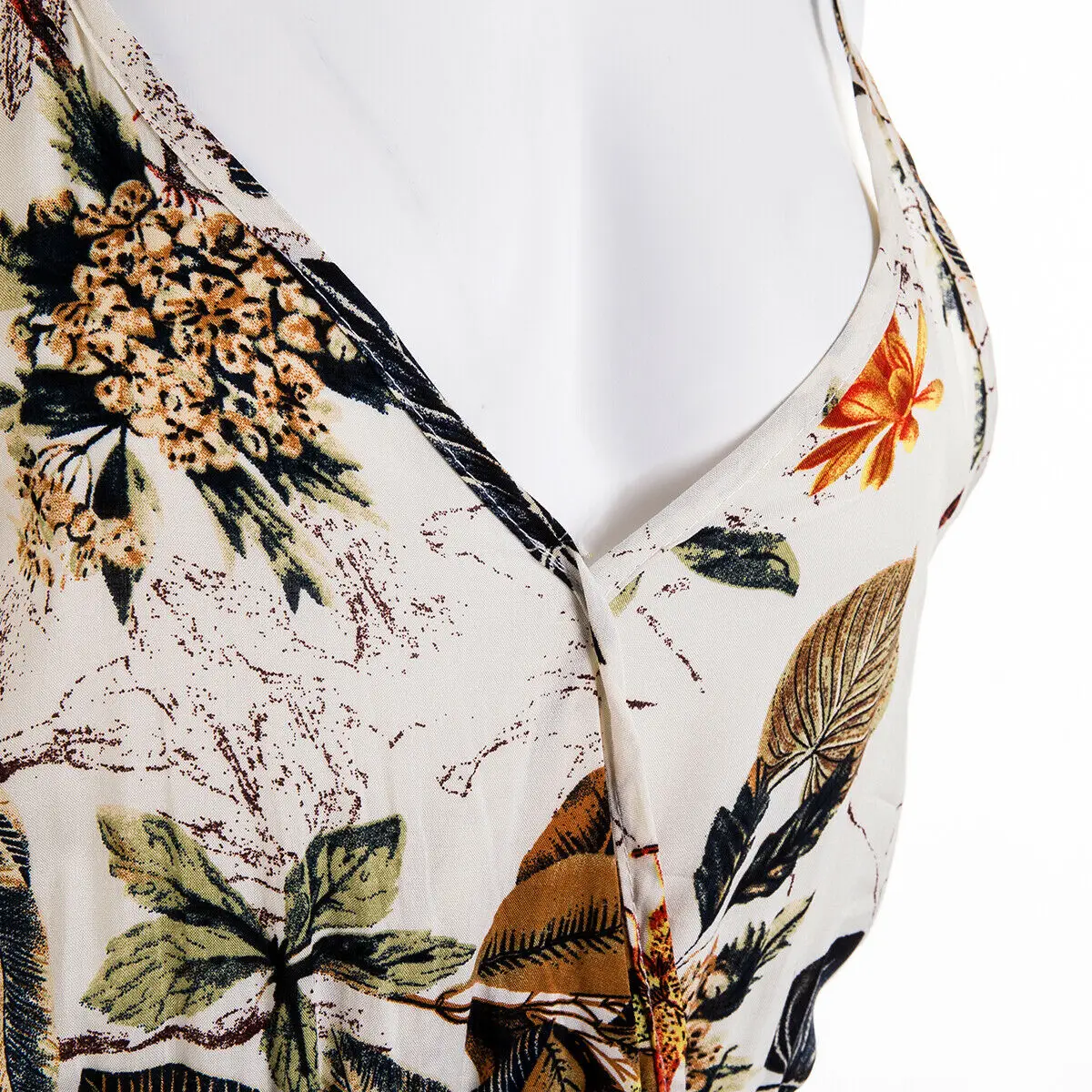 Женский Облегающий комбинезон Бохо с оборками, с разрезом, без рукавов, на бретельках, широкие ноги, Облегающий комбинезон бохо, брюки, 7 цветов