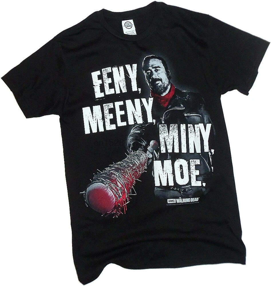 AMC Negan -Eeny Meeny Miny Moe. -Футболка Ходячие мертвецы | Мужская одежда