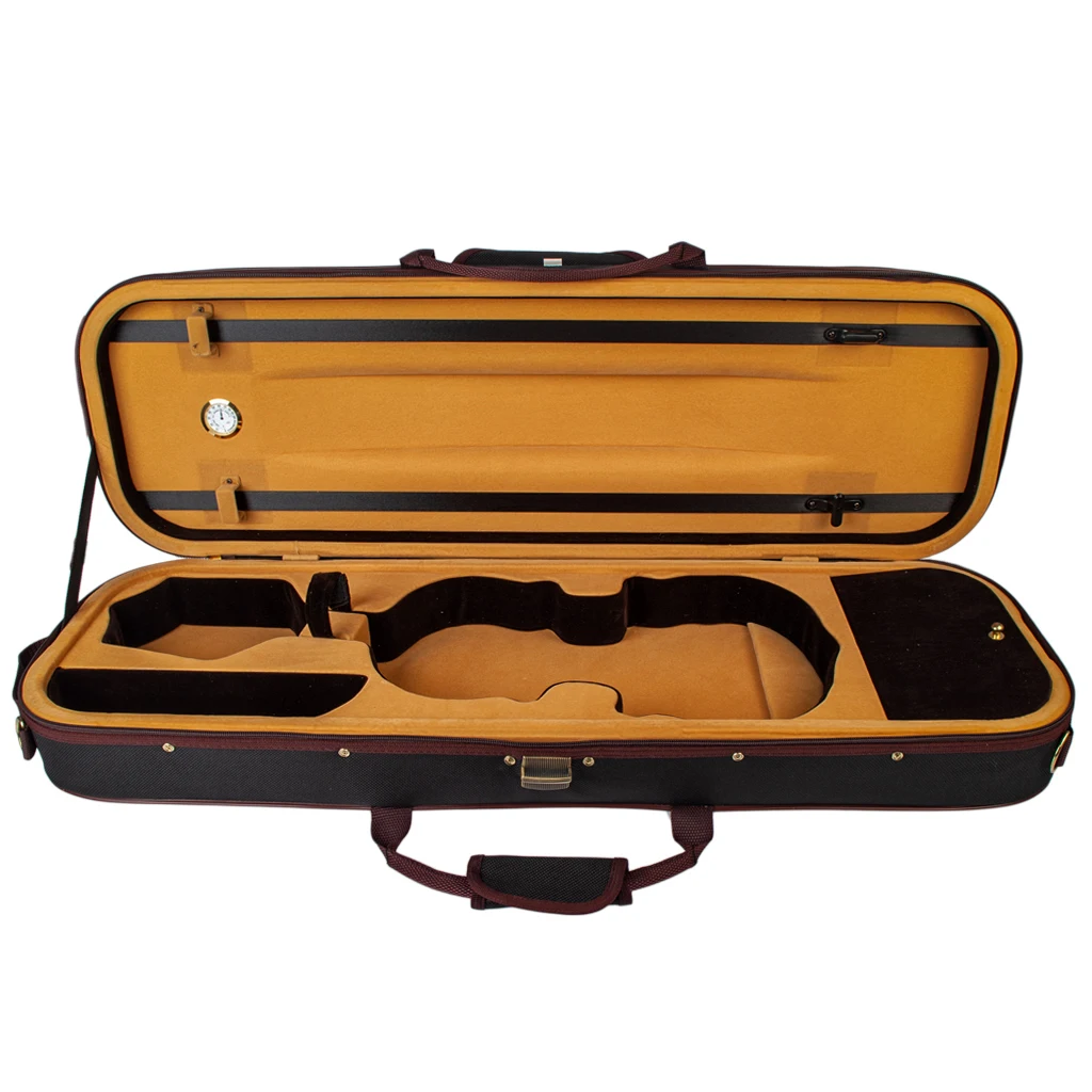 

Professional Storage Case Bag Protector 90x25x14.5cm for Full Size Acoustic Violins Black