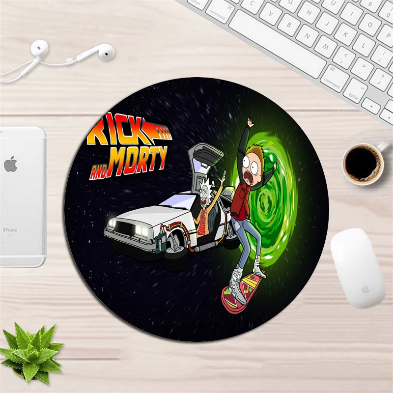 SIANCS Super Cool Rick And Morty Mouse Pad Hot Anime Gaming Mousepad Computer Keyboard pad Rubber Locking Edge Laptop Desk Mats