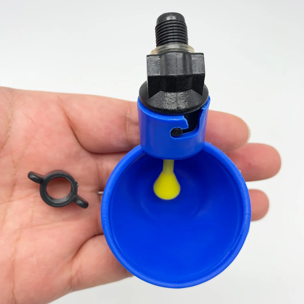 1 Pcs Chicken Automatic Drinking Cup Drinker Chicken Waterer Bowl With Nipple Farm Poultry feeder Drinking Quail Water System