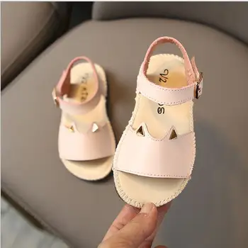 

Hot Summer Kids Sandals For Boys Girls Leather Sandals Children Beach Shoes Fashion Non-slip Soft Bottom Sandals Comfortable