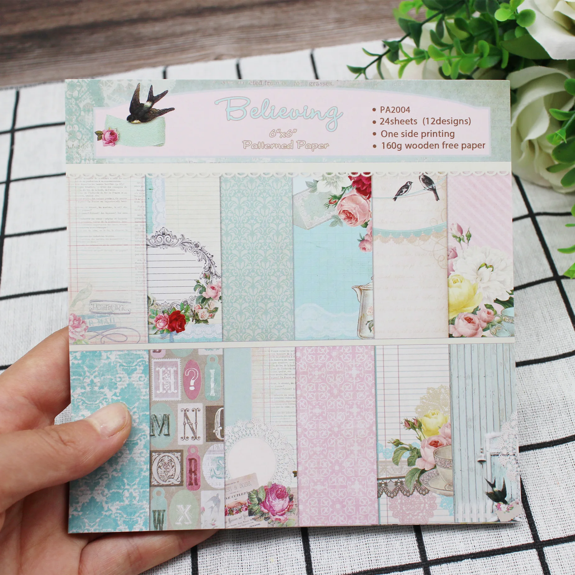 A61 "Eaing Pink Spring Scrapbook Cutting Die Paper Origami Art Background Paper Pack Album Fai-Da-Te Biglietto D'Auguri Creazione Di Carta