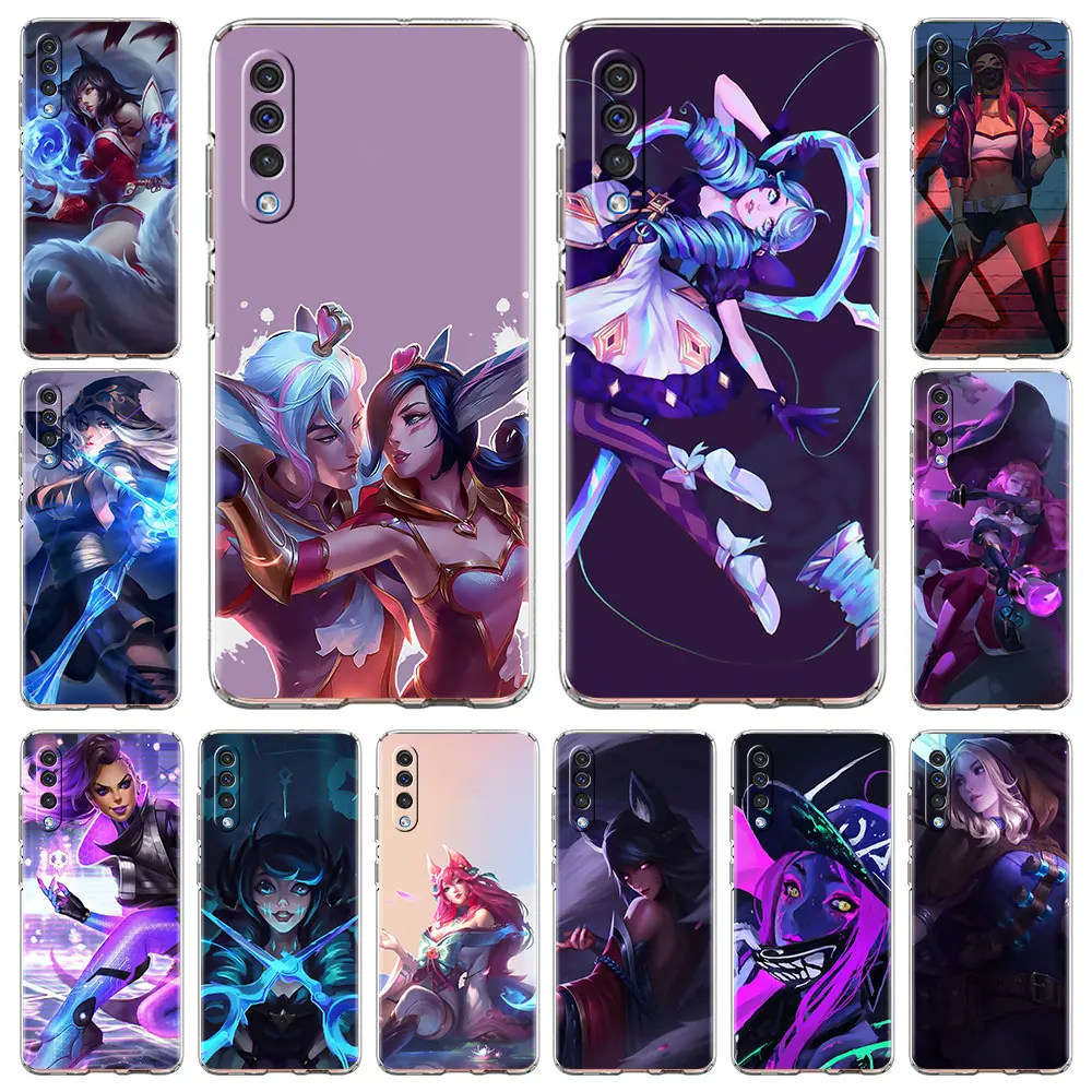 Transparent Phone Case for Samsung Galaxy A50 A20s A70 A30 A10 A40 A20e A10s A10e A20 Protect Bag Game League Of Legends Lol | Мобильные