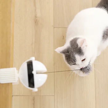 

Automatic Lifting Rotating Ball Pet Toy Interactive Electric Ball Chaser Toys for Animal