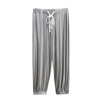 

Women Summer Pants Lady Harem pants Woman soft Comfort Stretch Ankle-Length Trousers Modal bloomers Plus Size Loose A0-1053