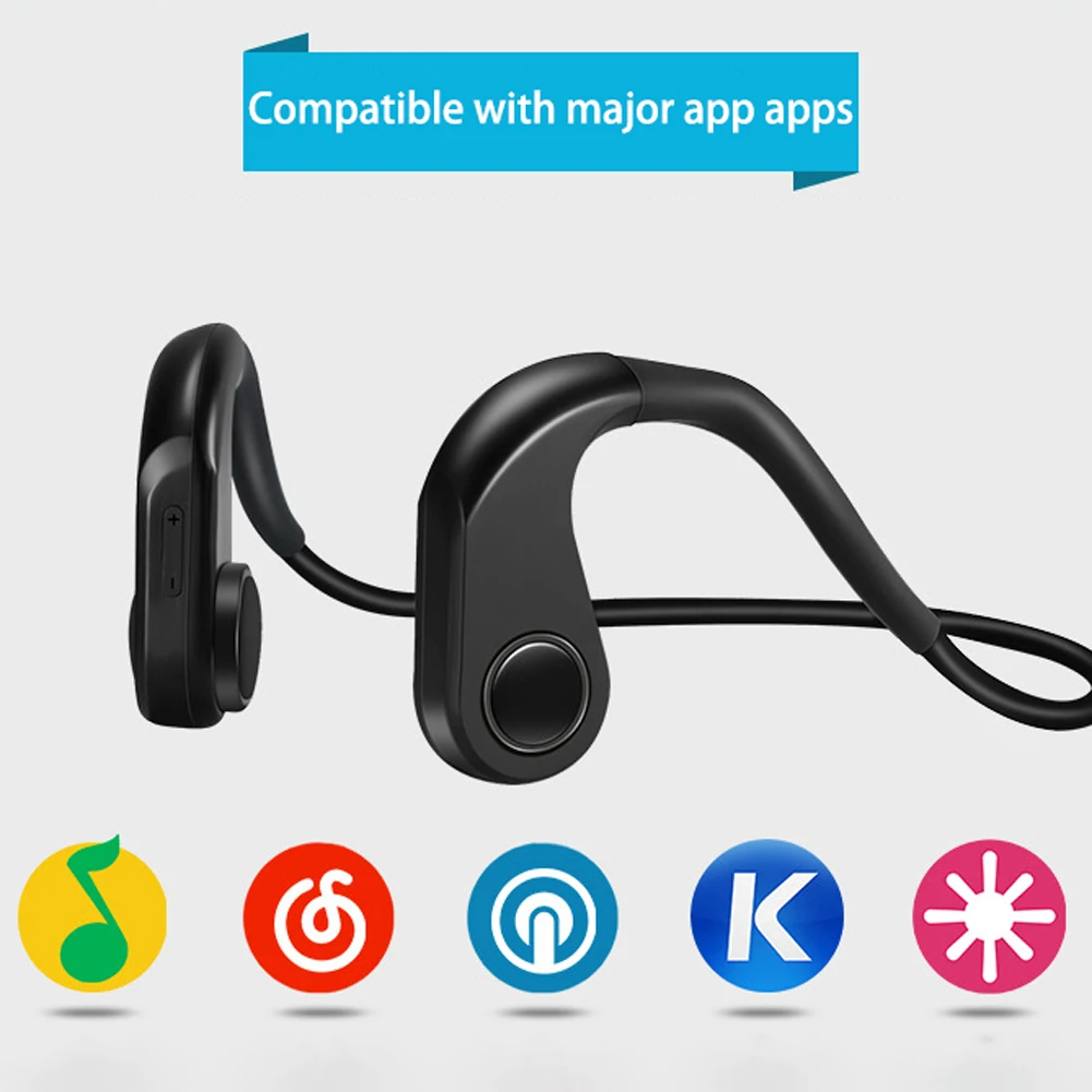 Bluetooth 5,0 костной проводимости гарнитуры функция NFC интеллектуальные беспроводные спортивные наушники Handsfree водонепроницаемые наушники