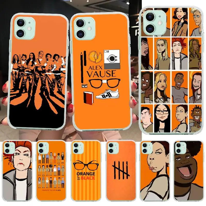 NBDRUICAI Orange Is The New Soft black Phone Case for iPhone 11 pro XS MAX 8 7 6 6S Plus X 5S SE XR cover | Мобильные телефоны и