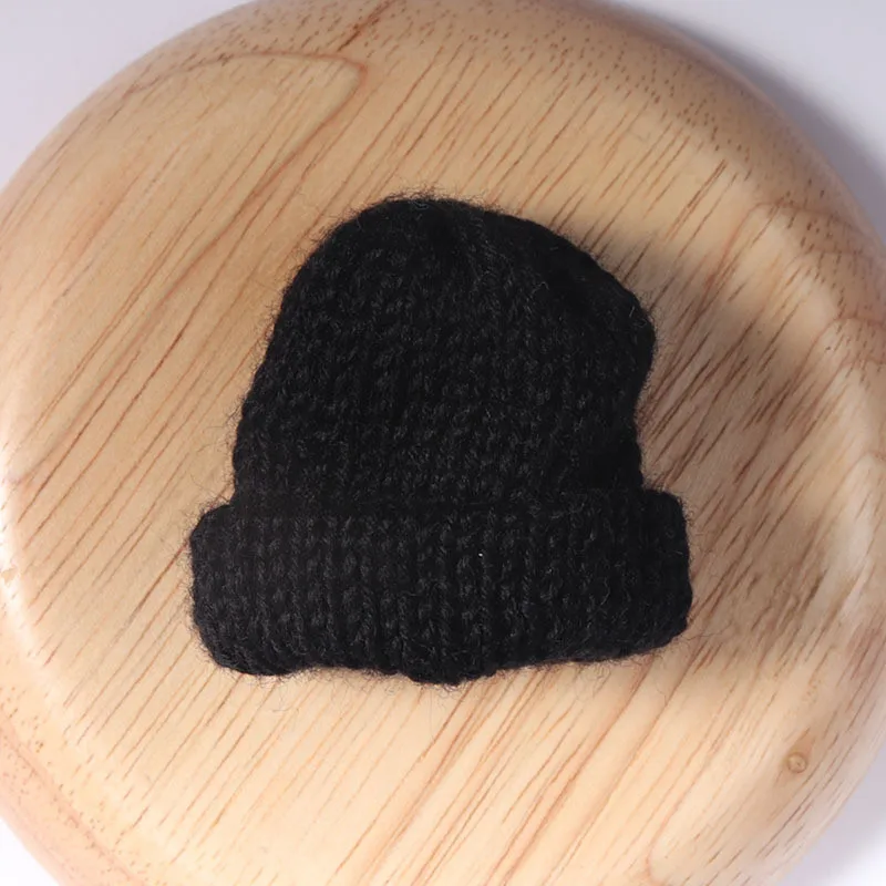 5 см 10 шт. мини мяч вязание кепки DIY Одежда ручной работы материальная шляпа сумка мобильный телефон оболочки Искусство ремесло продукты аксессуары для волос - Цвет: black