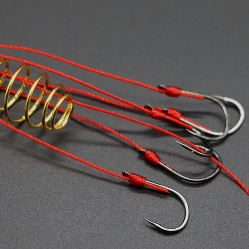 4Pcs/Sets Of Boxed Fishing Hook Explosion Hooks Have Barbed Bomb Hooks Fishing Gear Fishing Lure Bait Trap Feeder Cage Sharp Fis