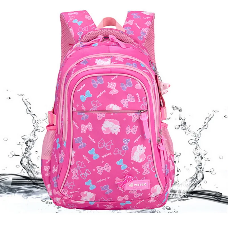Школьные ранцы 3 шт./компл. школьные сумки для девочек, женские школьные сумки, школьные рюкзаки для девочек-подростков, с изображением милой бабочки Детские рюкзаки