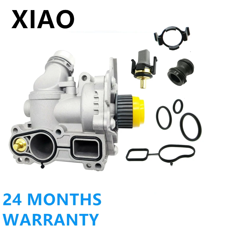 

Aluminum EA888 Water Pump Assembly For Audi A3 A4 A5 VW Jetta Golf Passat CC Eos Tiguan Leon TT 1.8/2.0T 06H121026AA 06H121026