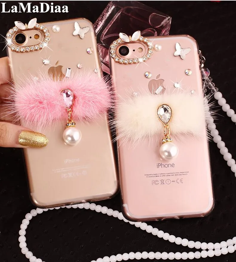 

For Huawei Honor 8 9 10 20 Lite V10 V20 7X 8X Nova2 3 4 5 Luxury Bling Diamond Crystal Shine Pendant Soft TPU Phone Case Cover