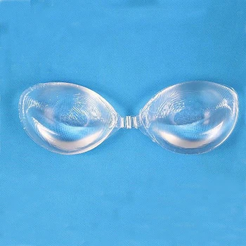 

MYYBLE 2020 Women Silicone Bra Pads Push Up Bra Insert Transparent/Skin Silicone Breast Enhancer Inserts For Dress Bikini Swim