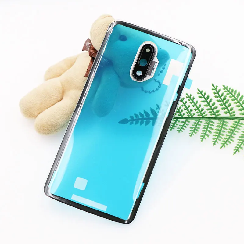 Для OnePlus 7 Чехол для батареи для мобильного телефона сменный защитный корпус для двери стеклянная крышка для батареи с объективом для камеры для OnePlus 7