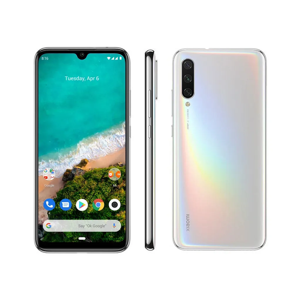 Лучший PriceXiao mi A3 6,088 дюймов AMOLED 48MP Тройная задняя камера 4 Гб 64 Гб 4G Смартфон Высокое качество покупки