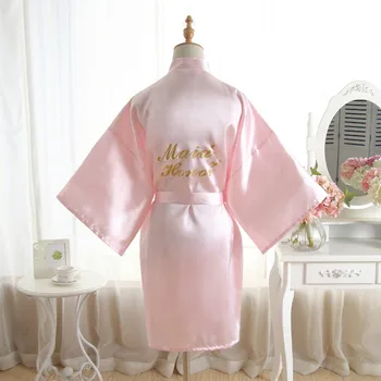

Wedding Dressing Gowns Maid Of Honor Mother Of The Bride Robe Kimono Robe Sexy Bridal Party Robes Wedding Gift