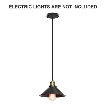 

E27 Simple Modern Craft Iron Structure Dining Room Bar Home Decor Hanging Ceiling Pendant Shade Kitchen Vintage Industrial Party
