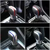 1PCS Chrome Matt With Leather Shift Knob Gear Side Cover DSG Emblem For VW Golf 6 7 R GTI Passat B7 B8 CC R20 Jetta MK6 GLI ► Фото 2/6