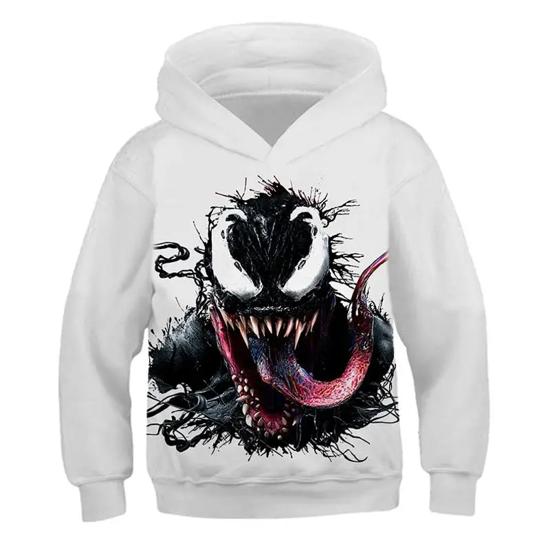 Marvel character Venom/классическое худи с 3d принтом для детей Новейшая модная толстовка