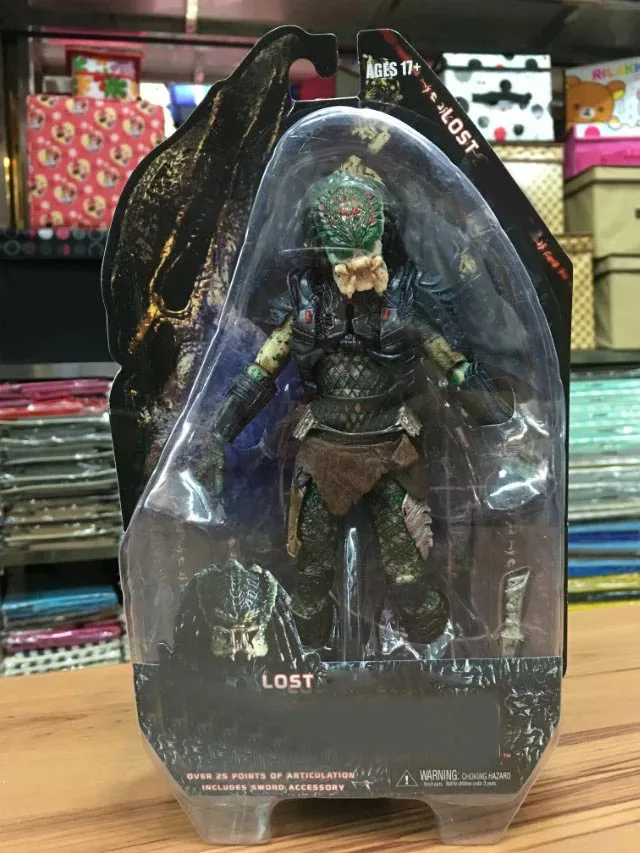 Хищник 2 воин Lost Scout ПВХ фигурка Коллекционная модель игрушки " 18 см KT2448