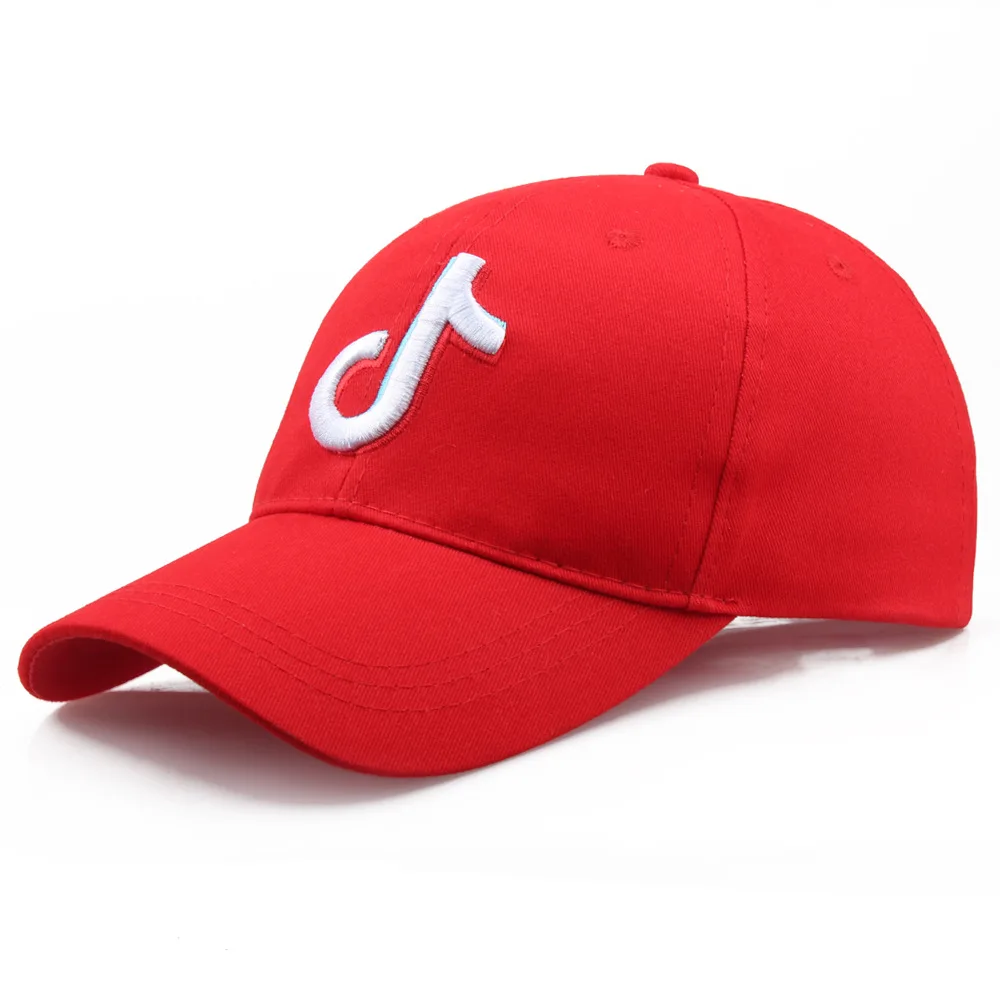 Новая мода лето осень вышивка бейсбольная кепка для женщин мужчин регулируемый головной убор Кепка для гольфа с застежкой сзади мяч вечерние хип-хоп бейсболка - Цвет: Красный
