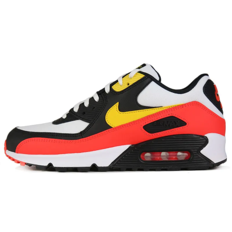 Оригинальные мужские кроссовки для бега NIKE AIR MAX 90, Модные дышащие спортивные уличные кроссовки, AJ1285-403 - Цвет: AJ1285-109