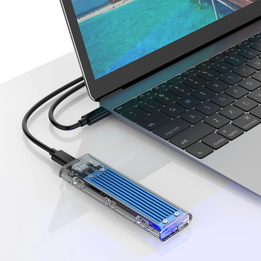 Чехол ORICO TCM2-C3 NVME M.2 для твердотельного накопителя type-c 10 Гбит/с 2 ТБ большая емкость поддержка SSD команда TRIM для ПК мобильного телефона