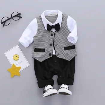 

Summer Baby Rompers Autumn Newborn Baby Clothes for Boys Long Sleeve Ropa Bebe Jumpsuit Baby Clothing Boy Kids Outfits