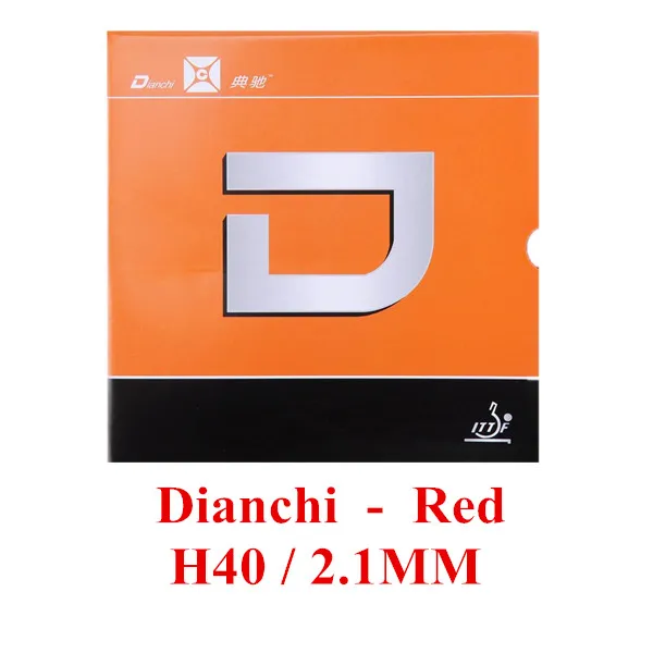 Red H40 2.1mm Dianchi заводские настройки версия D Настольный теннис резиновый с губкой, как NEO NATIONAL hurricane 3 - Цвет: Red H40 2.1mm